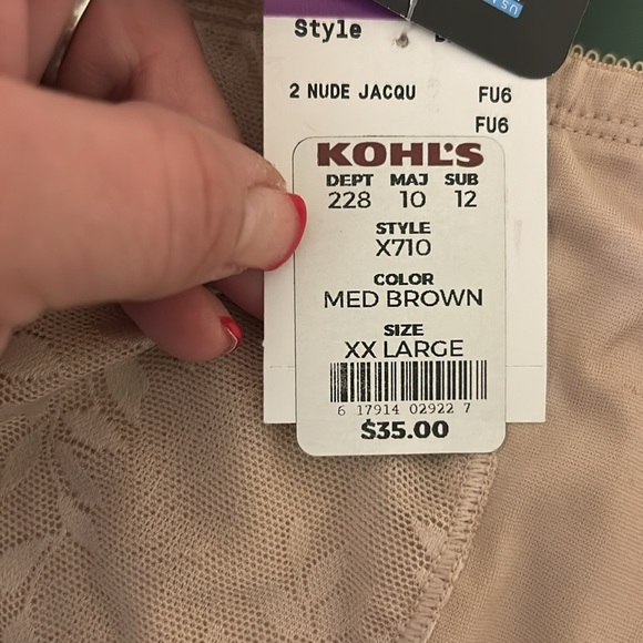 Bali firm control shaping brief NWT - Picture 3 of 5